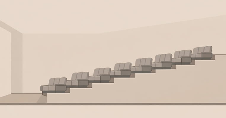 客席の傾斜の仕組みとは？劇場で見やすさが変わる理由を解説